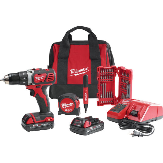 Milwaukee M18 18 Volt Lithium-Ion 1/2 In. Cordless Drill Kit