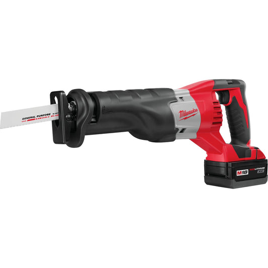 Milwaukee Sawzall M18 18 Volt Lithium-Ion Cordless Reciprocating Saw Kit