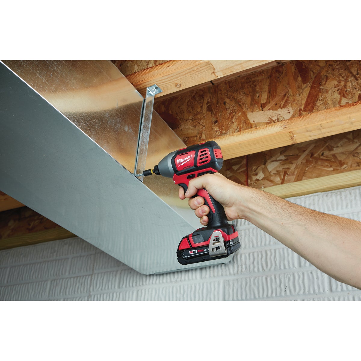 Milwaukee M18 18 Volt Lithium-Ion 2-Speed 1/4 In. Hex Cordless Impact Driver Kit (with 2 Compact Batteries)