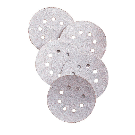 Do it Best 5 In. 80-Grit 8-Hole Pattern Vented Sanding Disc with Hook & Loop Backing (5-Pack)