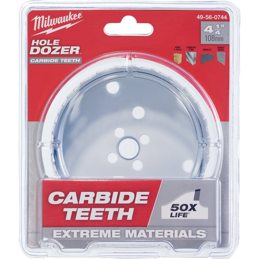 Milwaukee HOLE DOZER 4-1/4 In. Hole Saw with Carbide Teeth