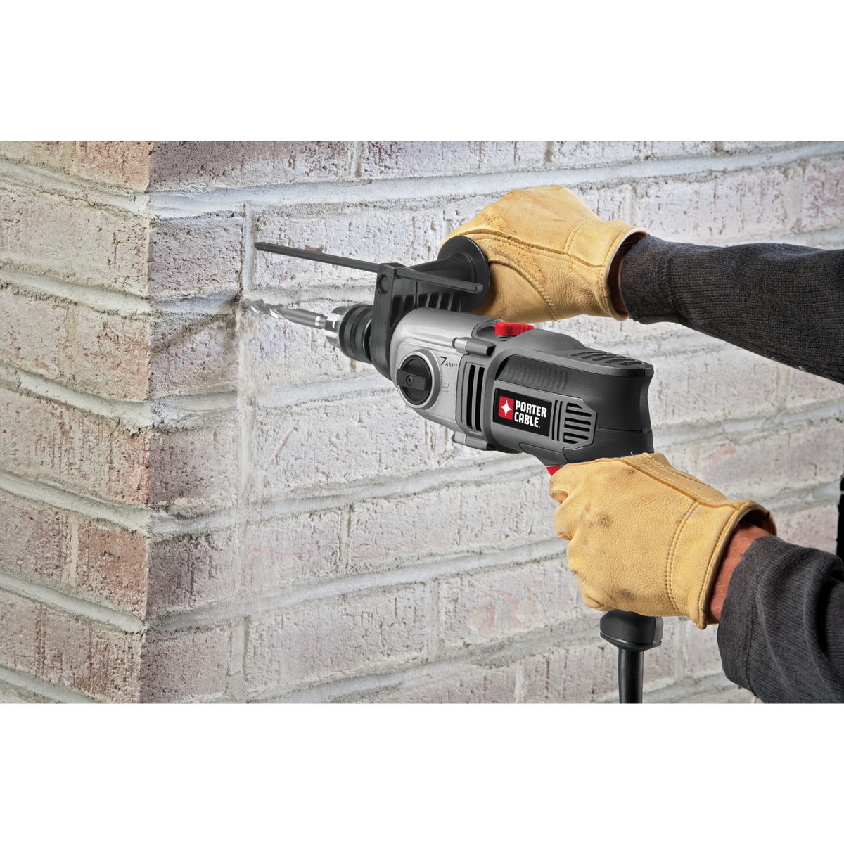 Porter Cable 1/2 In. Keyed 7.0-Amp VSR 2-Speed Electric Hammer Drill