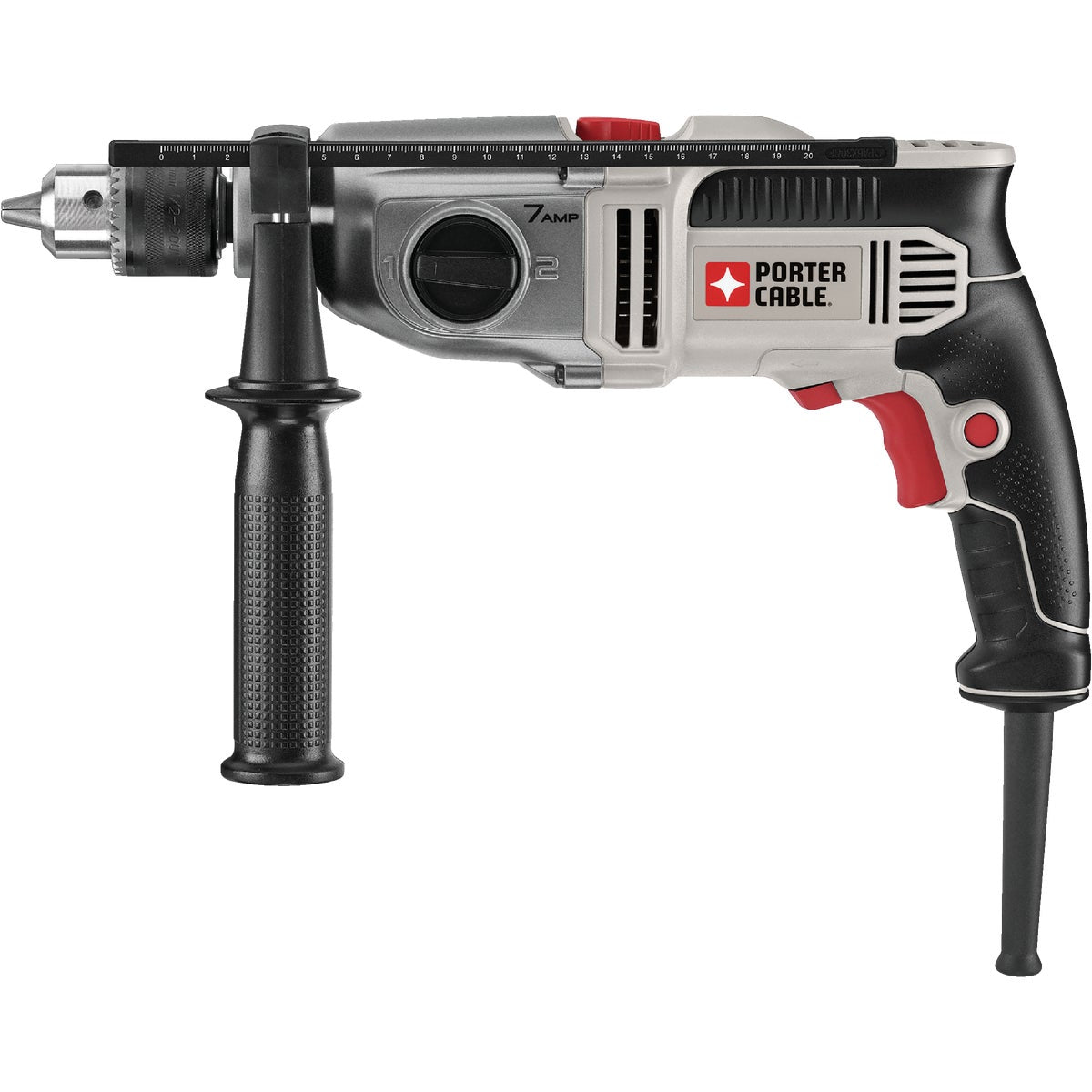 Porter Cable 1/2 In. Keyed 7.0-Amp VSR 2-Speed Electric Hammer Drill