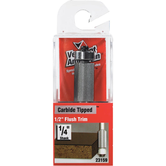 Vermont American Carbide Tip 1/2 In. x 1 In. Flush Trim Bit