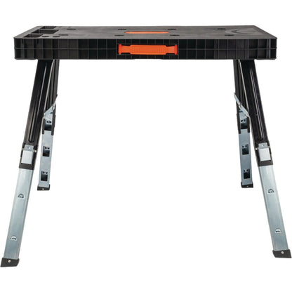 OmniTable Plus 5-in-1 Household & DIY Work Station: Workbench, Saw Horse, Work Platform/Scaffold, Dolly & Creeper