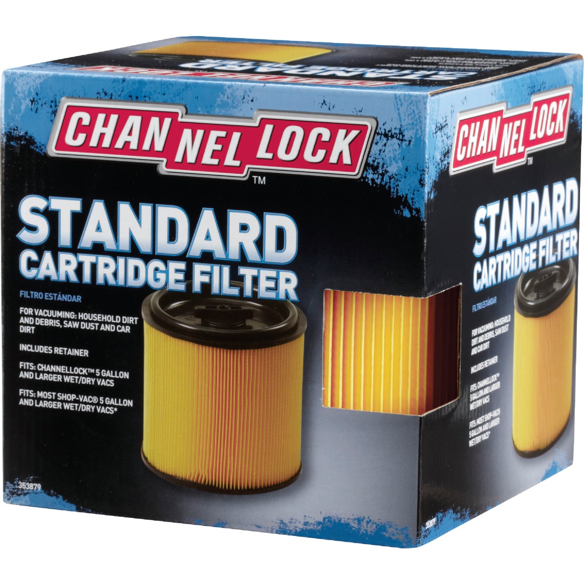 Channellock Cartridge Standard 5 to 20 Gal. Vacuum Filter