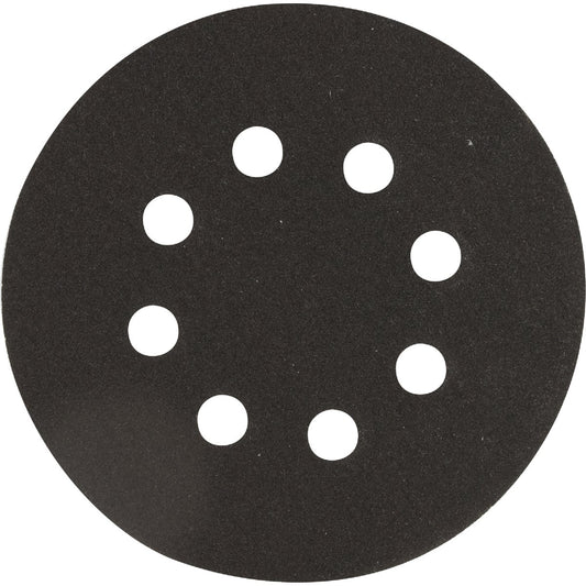 Do it Best 5 In. 120-Grit 8-Hole Pattern Black Zirconium Vented Sanding Disc with Hook & Loop Backing (4-Pack)