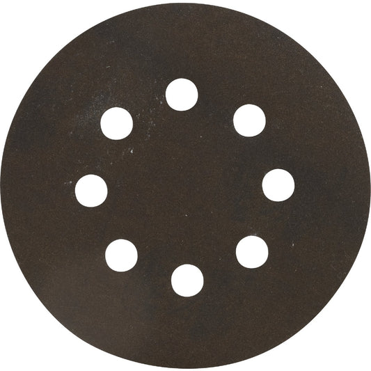 Do it Best 5 In. 220-Grit 8-Hole Pattern Black Zirconium Vented Sanding Disc with Hook & Loop Backing (4-Pack)