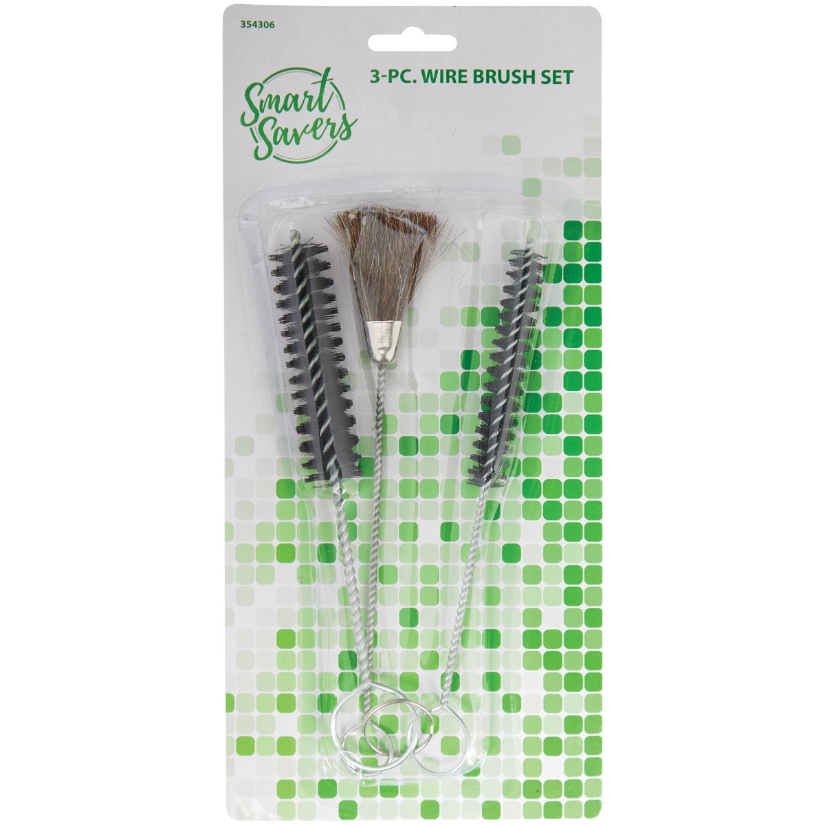 Smart Savers Wire Brush Set, (3-Pack)