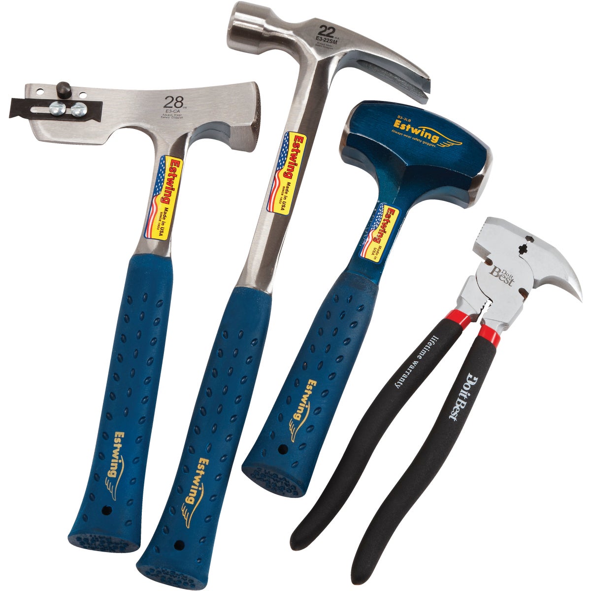 Estwing 29 Oz. Steel Shingling Hatchet with Steel Handle and Replaceable Blade/Gauge