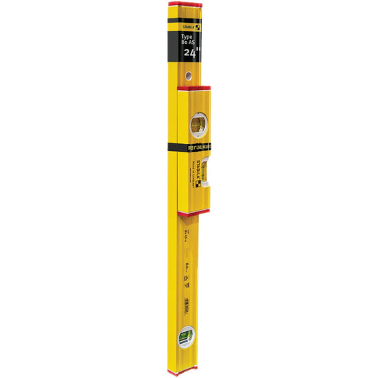 Stabila Slim Profile Type 80 AS Reinforced Aluminium Box Level Set (2-Count)