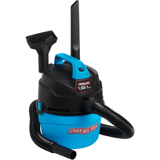 Channellock Micro 1 Gal. 1.5-Peak HP Wet/Dry Vacuum