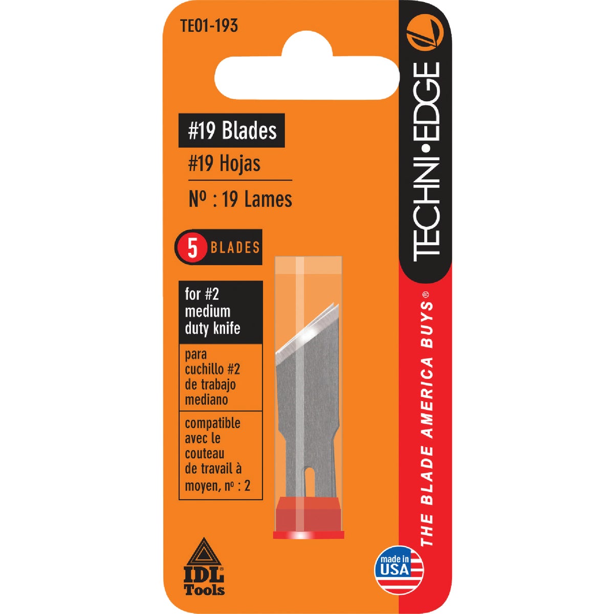 Techni Edge No. 19 Hobby Blades (5-Pack)