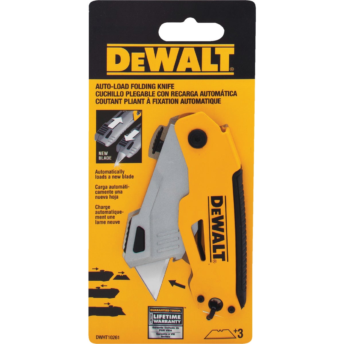 DeWalt Retractable Folding Auto-Load Utility Knife