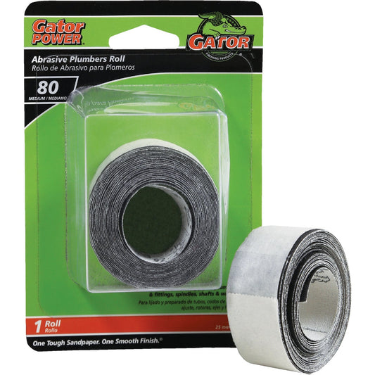 Gator 1 In. x 10 Ft. 80-Grit Plumber's Abrasive Sand Cloth