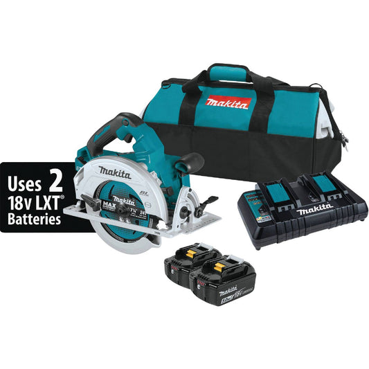 Makita 18 Volt X2 LXT Lithium-Ion Brushless 7-1/4 In. Cordless Circular Saw Kit