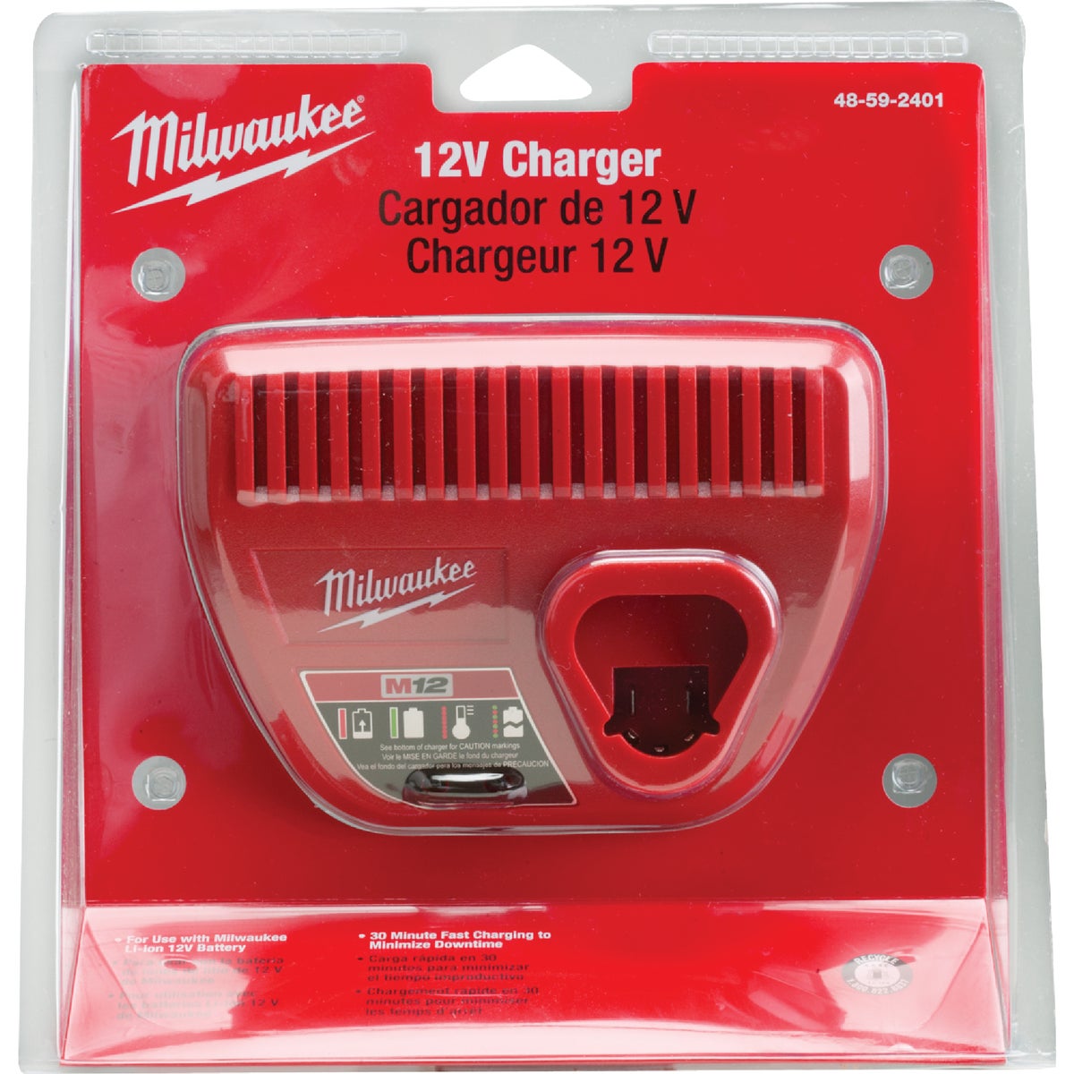 Milwaukee M12 12 Volt Lithium-Ion Battery Charger