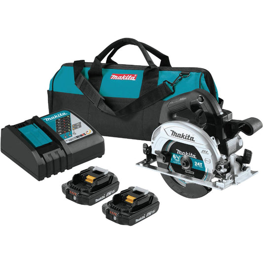 Makita 18 Volt LXT Lithium-Ion Brushless 6-1/2 In. Sub-Compact Cordless Circular Saw Kit