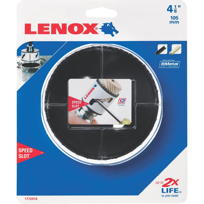 Lenox Speed Slot 4-1/8 In. Bi-Metal Hole Saw