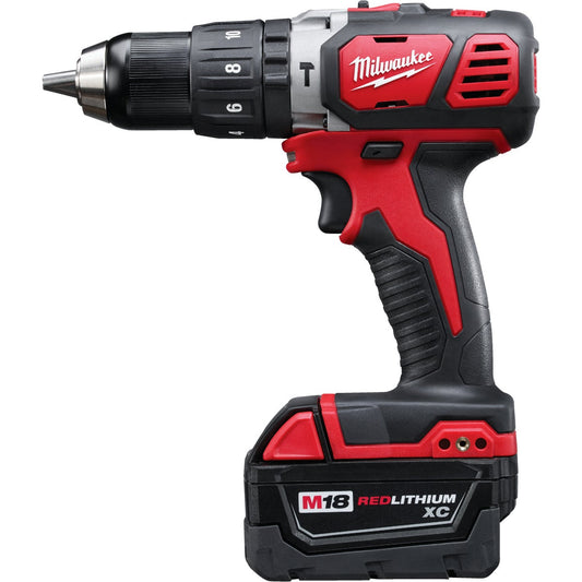 Milwaukee M18 XC 18-Volt Lithium-Ion 1/2 In. Cordless Hammer Drill Kit