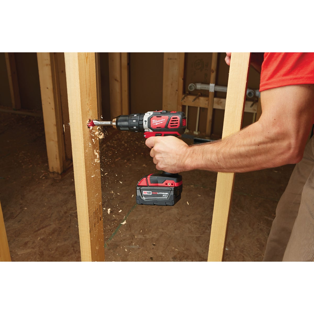 Milwaukee M18 XC 18-Volt Lithium-Ion 1/2 In. Cordless Hammer Drill Kit