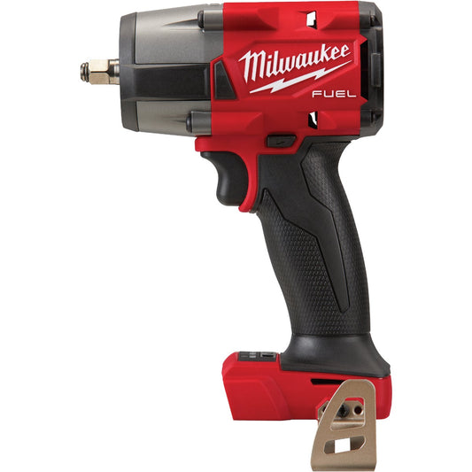 Milwaukee M18 FUEL 18 Volt Lithium-Ion Brushless 3/8 In. Mid-Torque Impact Wrench w/Friction Rings (Bare Tool)