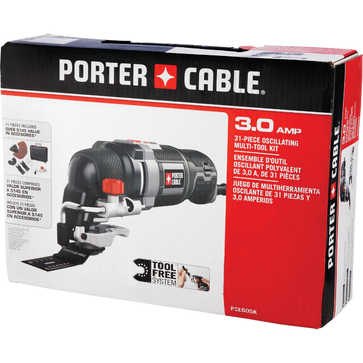 Porter Cable 3-Amp Oscillating Tool Kit