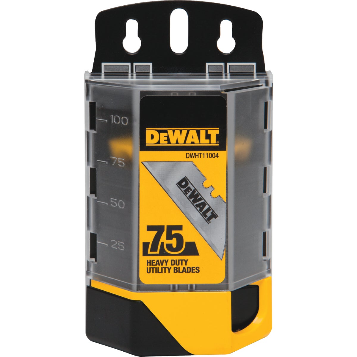 DeWalt 2-Point Heavy-Duty 2-1/2 In. Utility Knife Blade (75-Pack)