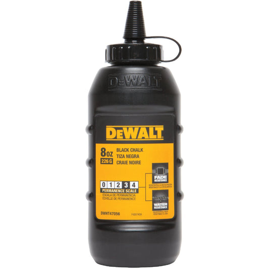 DeWalt 8 Oz. Black Chalk Line Chalk