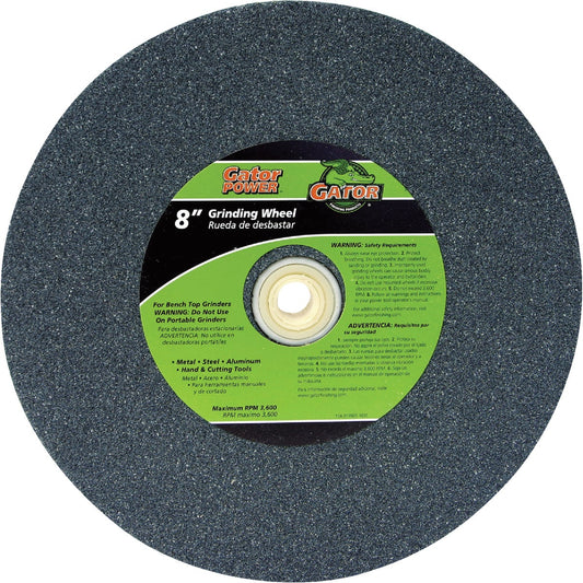 Gator Blade 8 In. 1 In. Adjustable - 1", 3/4", 5/8" Bench Grinding Wheel