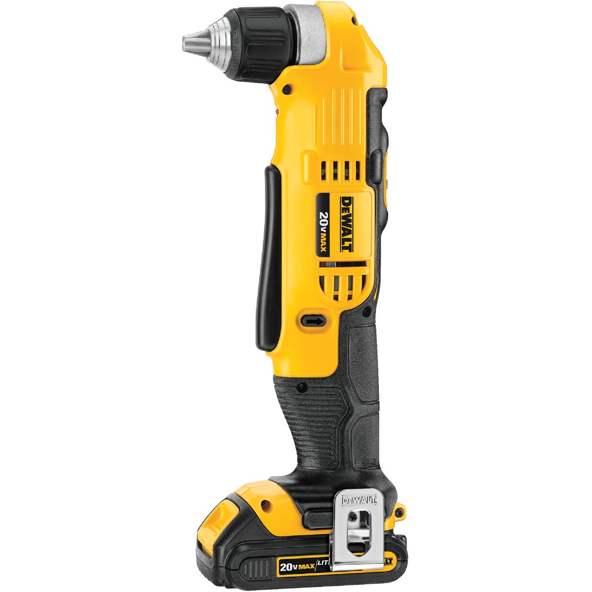 DeWalt 20 Volt MAX Lithium-Ion 3/8 In. Cordless Angle Drill Kit