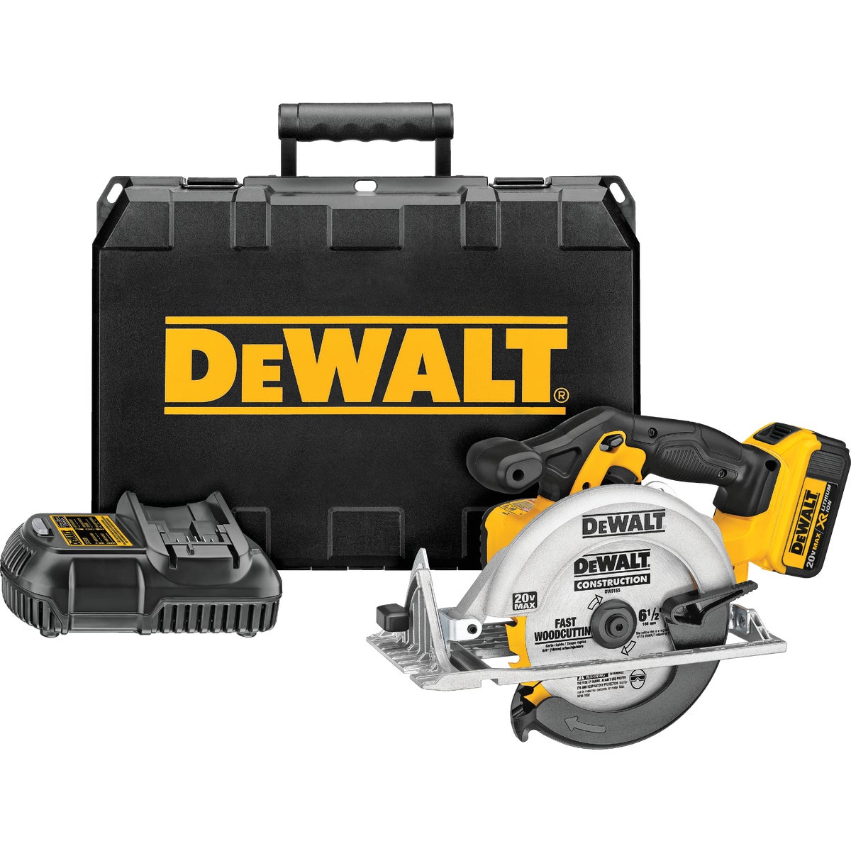 DeWalt 20 Volt MAX Lithium-Ion 6-1/2 In. Cordless Circular Saw Kit