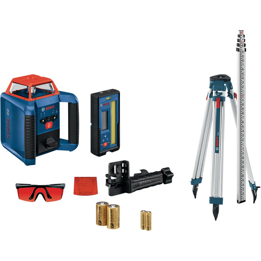 Bosch REVOLVE2000 2000 Ft. Self-Leveling Horizontal/Vertical Rotary Laser Level Kit