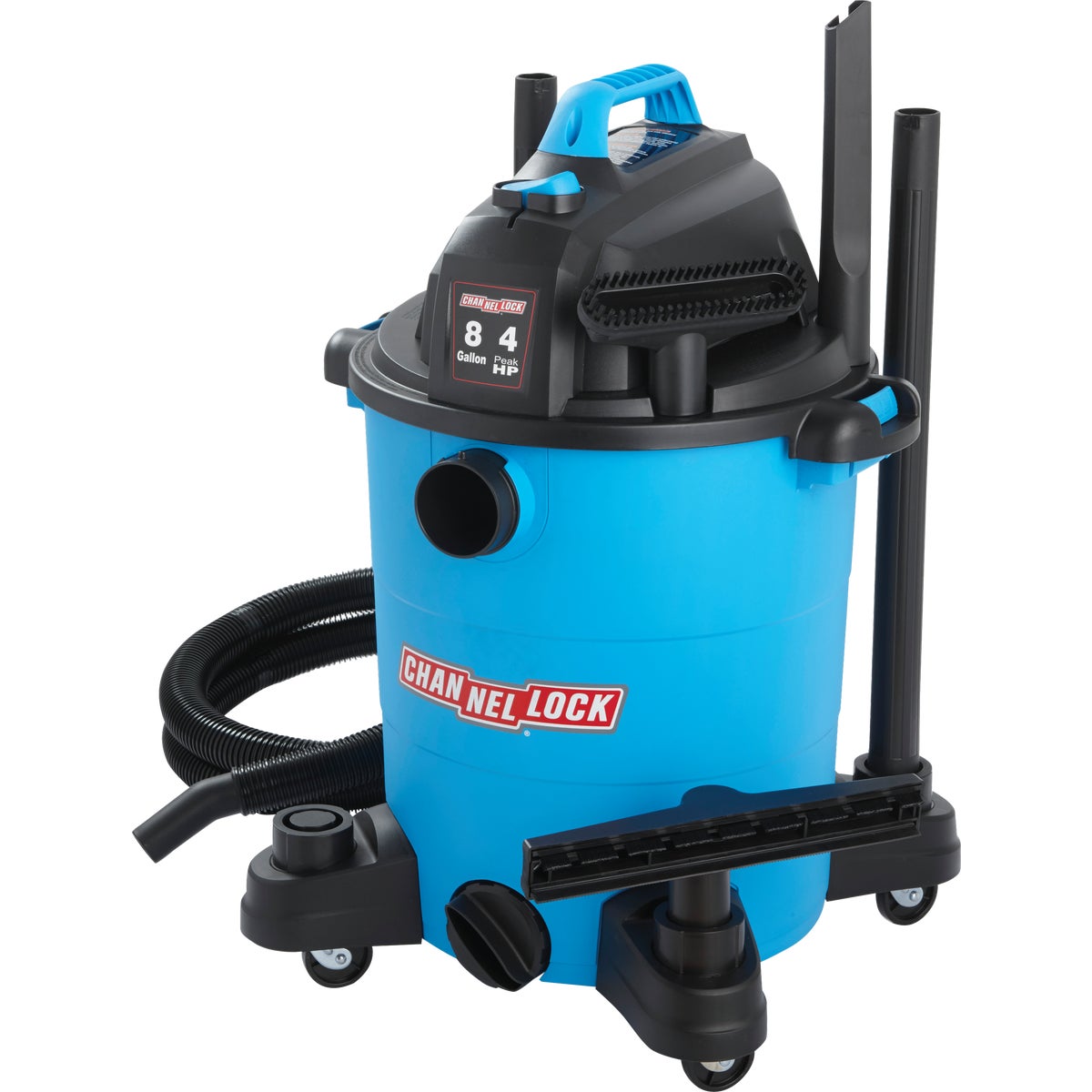 Channellock 8 Gal. 4.0-Peak HP Wet/Dry Vacuum