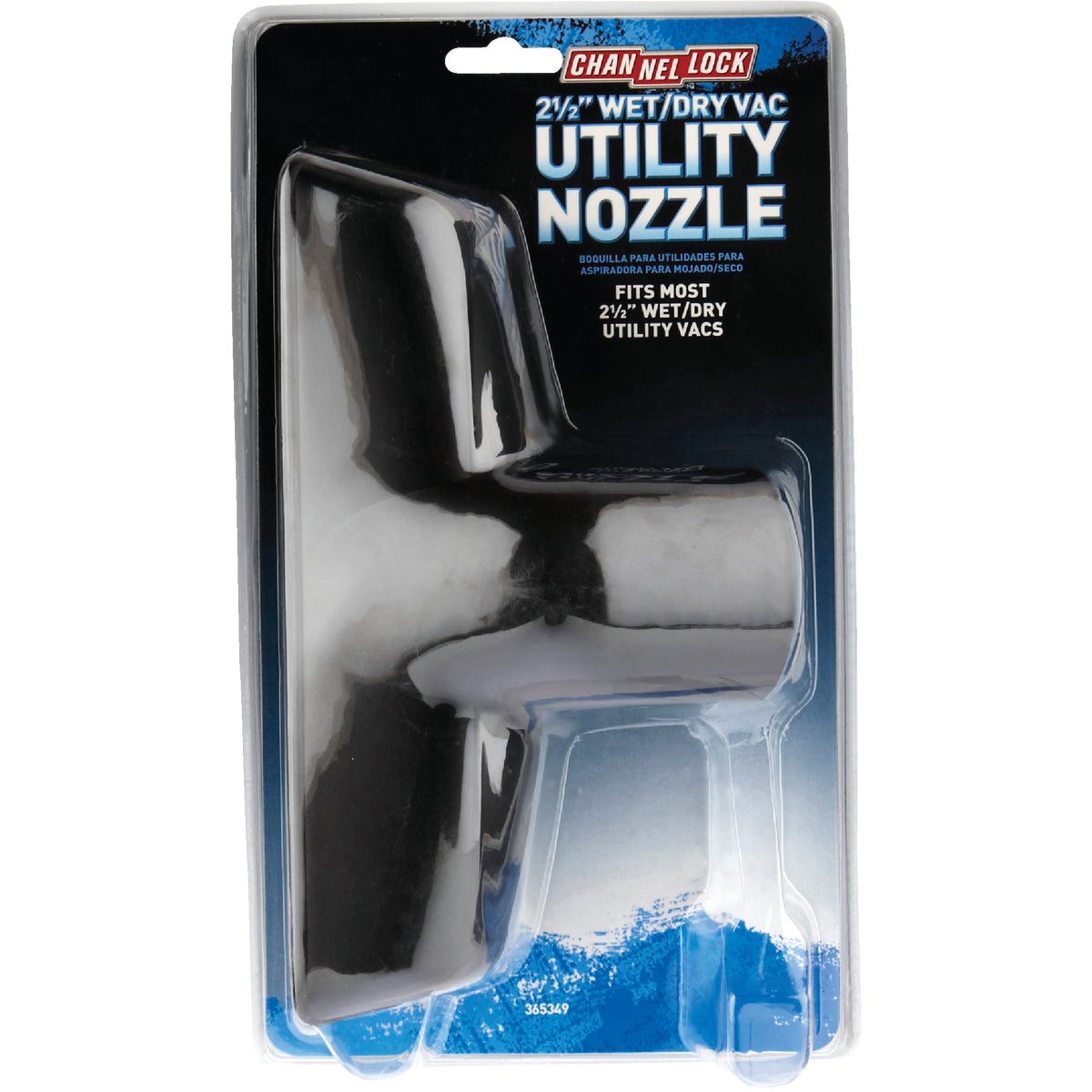 Channellock 8 In. Black Plastic Utility Vacuum Nozzle