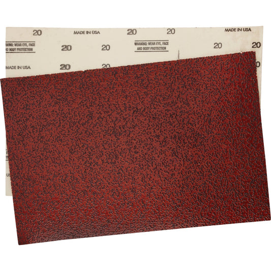 Virginia Abrasives 12 In. x 18 In. 20 Grit Floor Sanding Sheet for Flecto Buff