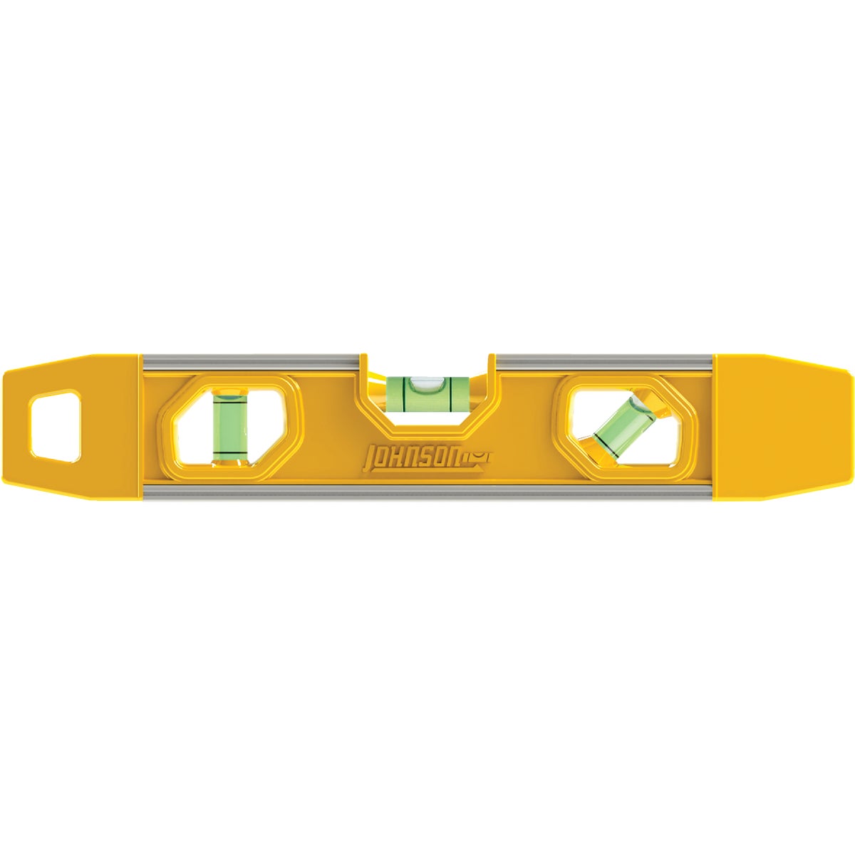 Johnson Level 9 In. Rubber Edge Aluminum Magnetic Torpedo Level