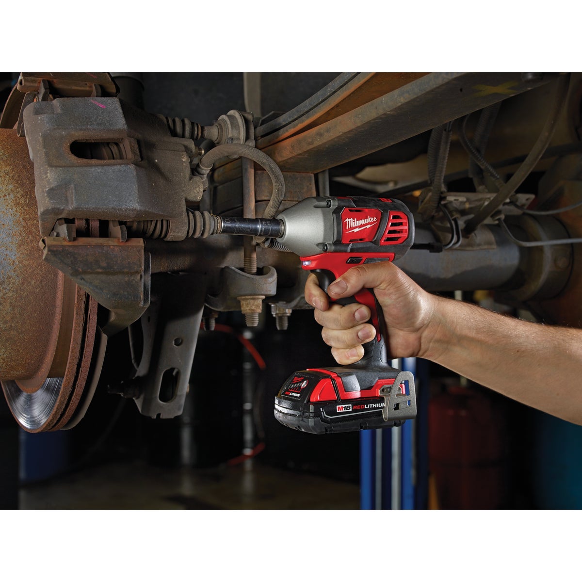 Milwaukee M18 18 Volt Lithium-Ion 3/8 In. Cordless Impact Wrench with Friction Ring (Bare Tool)