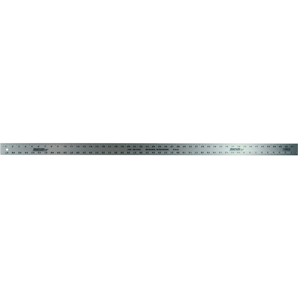 Johnson Level 48 In. Heavy-Duty Aluminum Straight Edge Ruler