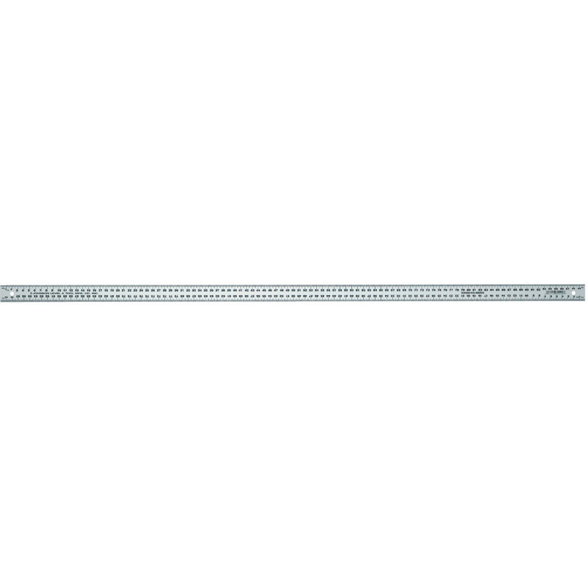 Johnson Level 36 In. Aluminum Metric Meterstick Straight Edge Ruler