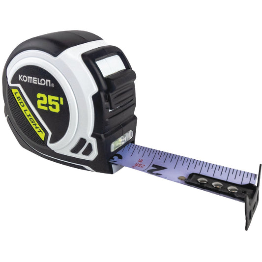 Komelon 25 Ft. Tape Measure with LED Light