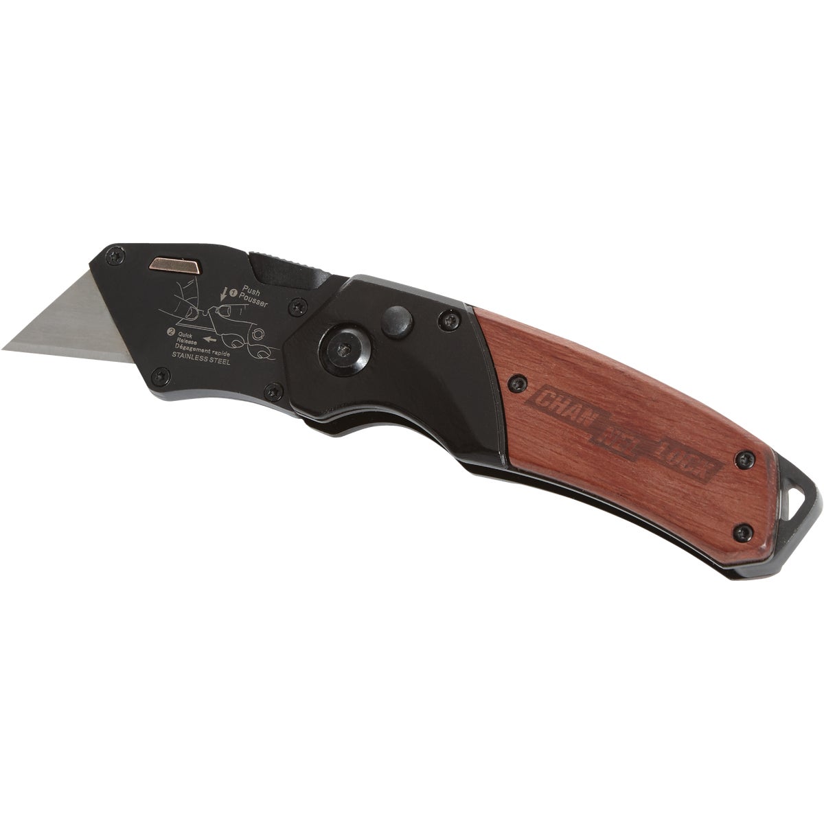 Channellock Wood Grip Folding Utility Knife