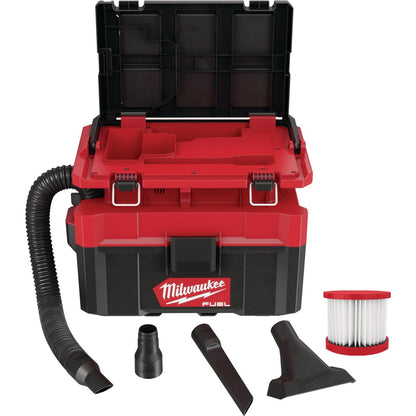 Milwaukee M18 FUEL 18 Volt Lithium-Ion Brushless 2.5 Gal. PACKOUT Wet/Dry Vacuum (Bare Tool)