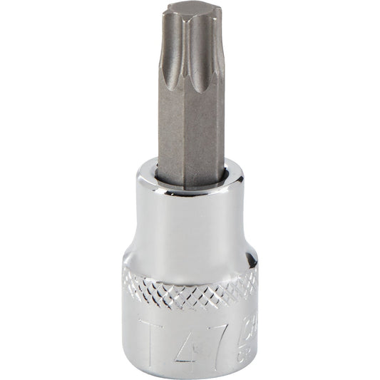 Channellock 3/8 In. Drive T47 6-Point Torx Bit Socket