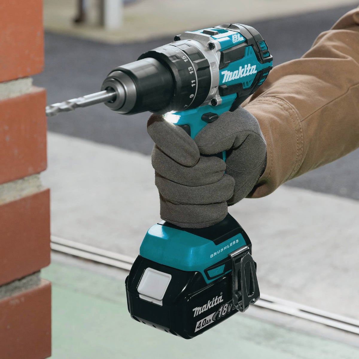 Makita 2-Tool 18V LXT Lithium-Ion Brushless Hammer Drill/Driver & Impact Driver Cordless Tool Combo Kit