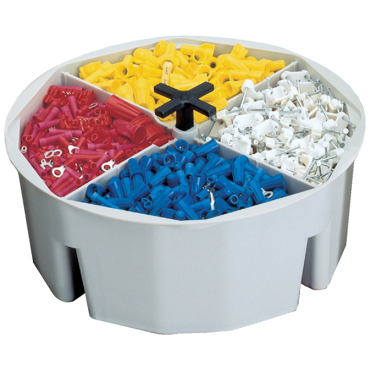 CLC 2.5 In. Full Round Bucket Tray