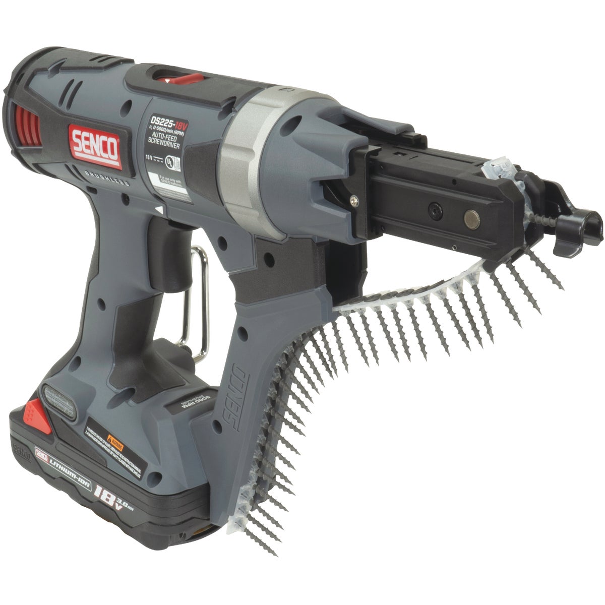 DuraSpin DS225 18 Volt 2 In. Lithium-Ion 5000 RPM Auto-Feed Cordless Screwdriver