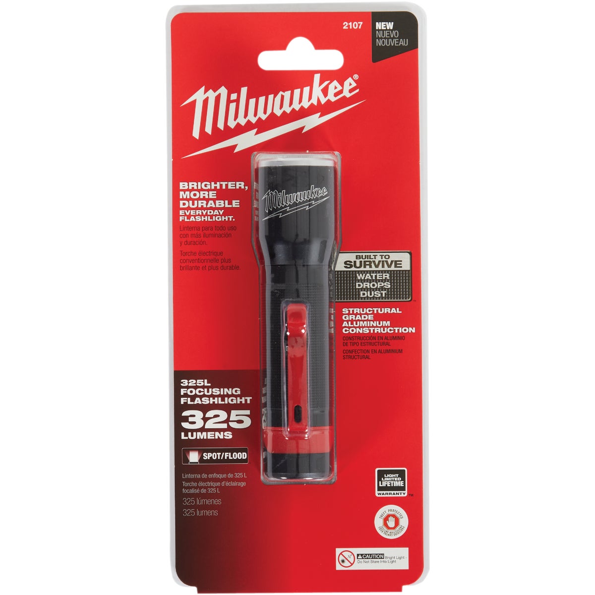 Milwaukee 325 Lm. Focusing LED Flashlight