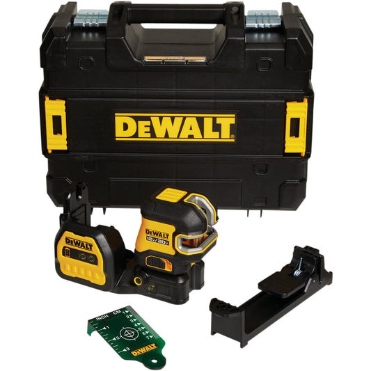 DeWalt 12V/20V MAX Cordless Green Self-Leveling Cross Line 2-Spot Laser Level (Tool-Only)