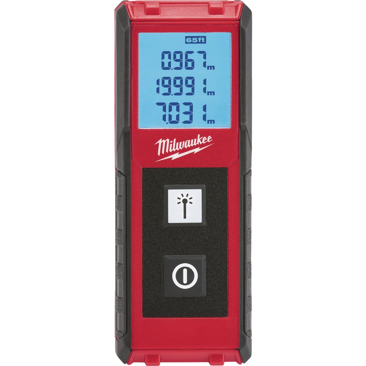 Milwaukee 65 Ft. Backlit Screen Laser Distance Meter